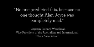 Disruptive language in the Qantas dispute